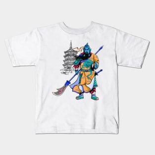 chinese warrior Kids T-Shirt